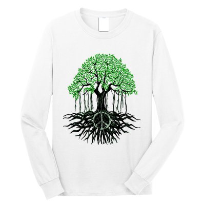 Tree Lovers Tree Of Life Peace Kindness Long Sleeve Shirt