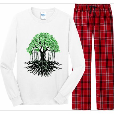 Tree Lovers Tree Of Life Peace Kindness Long Sleeve Pajama Set