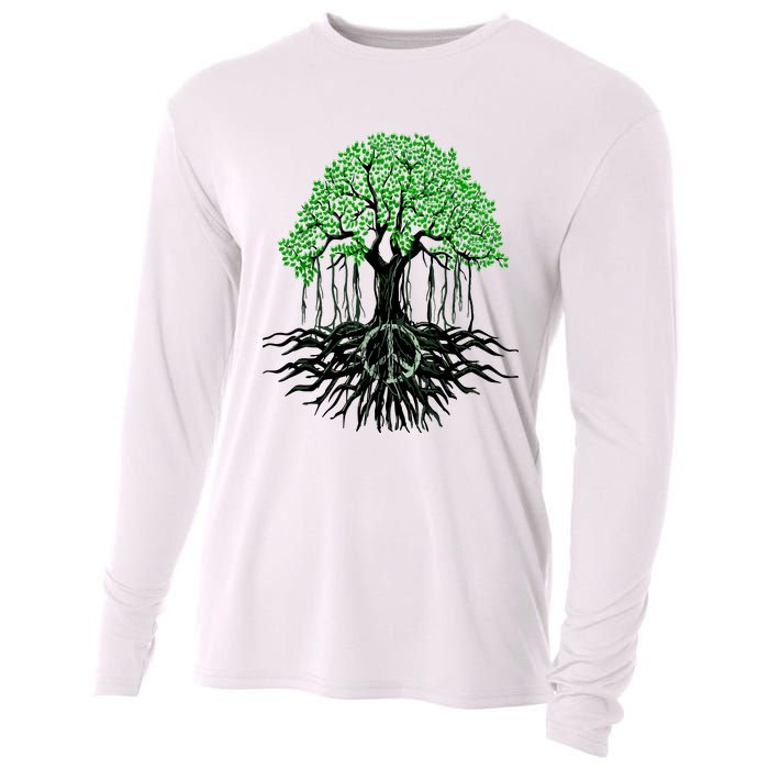 Tree Lovers Tree Of Life Peace Kindness Cooling Performance Long Sleeve Crew