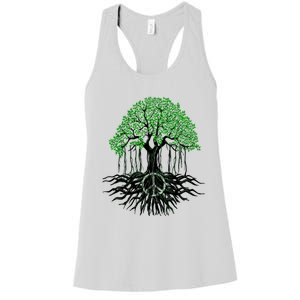 Tree Lovers Tree Of Life Peace Kindness Women's Racerback Tank