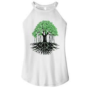 Tree Lovers Tree Of Life Peace Kindness Women's Perfect Tri Rocker Tank