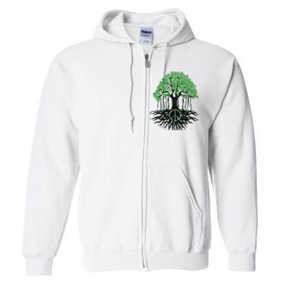 Tree Lovers Tree Of Life Peace Kindness Full Zip Hoodie