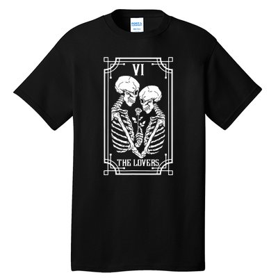 The Lovers Tarot Card Tall T-Shirt