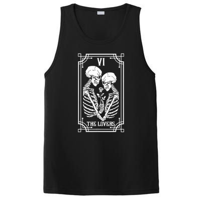 The Lovers Tarot Card PosiCharge Competitor Tank