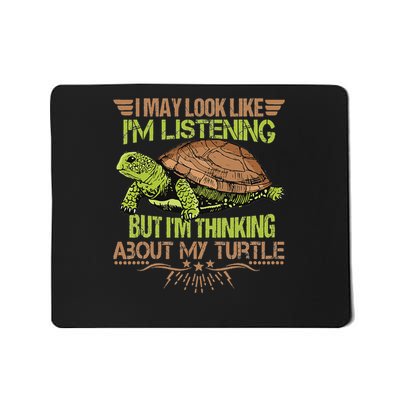 Turtle Lover Tortoise Turtle Owner Turtle Mousepad