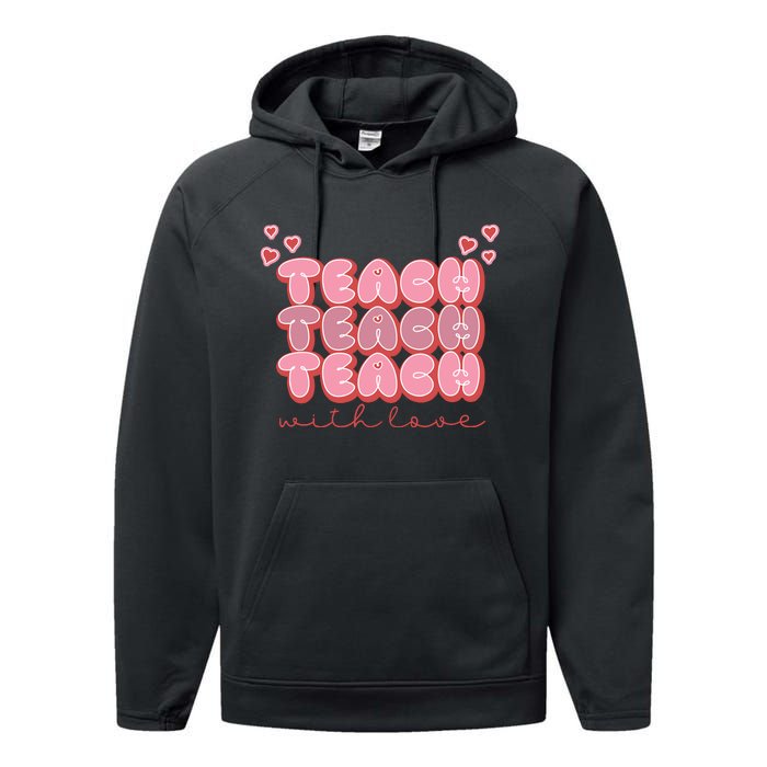 Teach Love Performance Fleece Hoodie