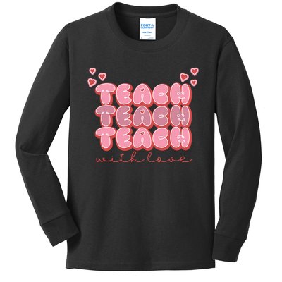 Teach Love Kids Long Sleeve Shirt