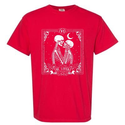 The Lovers Tarot Card Skeleton Great Garment-Dyed Heavyweight T-Shirt