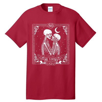 The Lovers Tarot Card Skeleton Great Tall T-Shirt