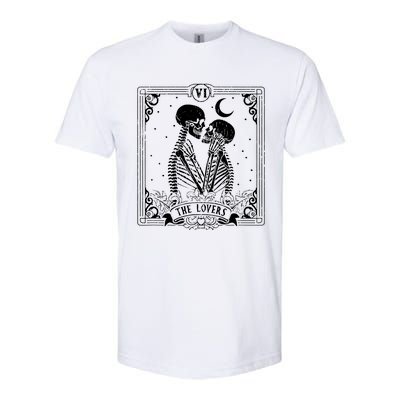 The Lovers Tarot Card Skeleton Great Softstyle CVC T-Shirt