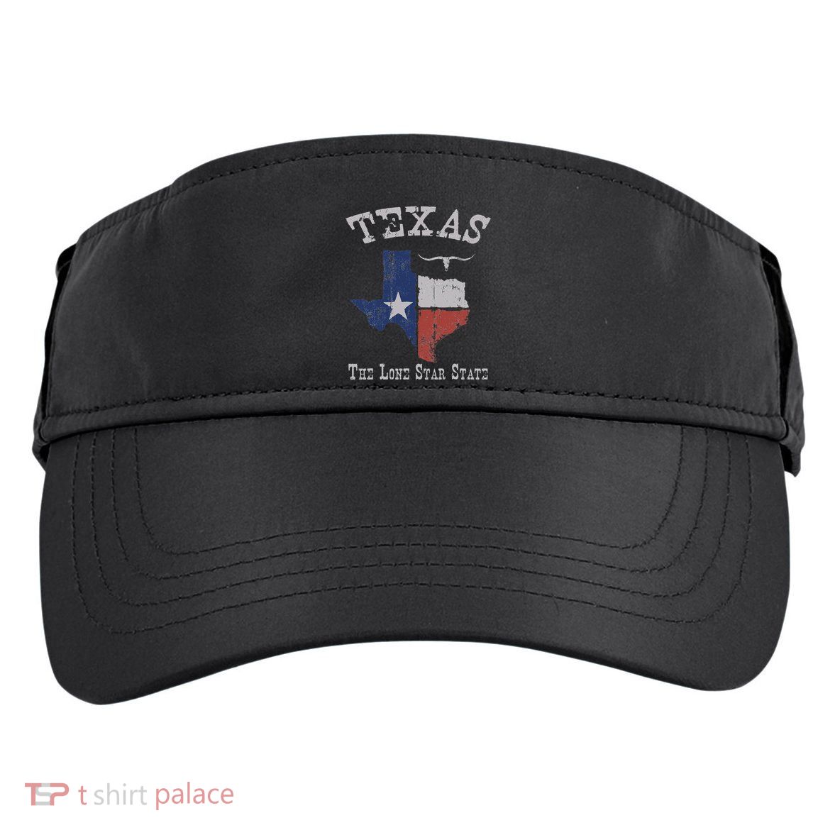Texas Longhorn The Lone Star State DonT Mess With Adult Drive Performance Visor