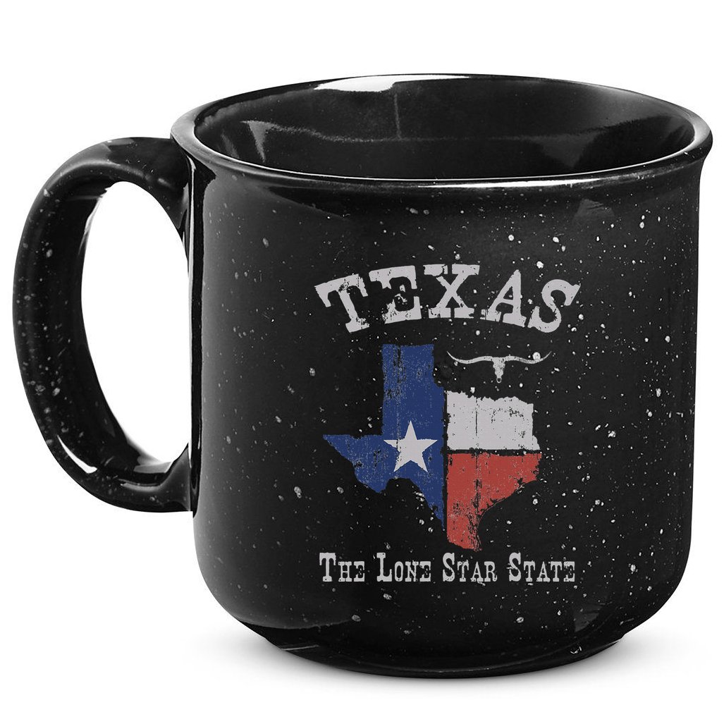 Texas Longhorn The Lone Star State DonT Mess With 15oz Campfire Ceramic Mug