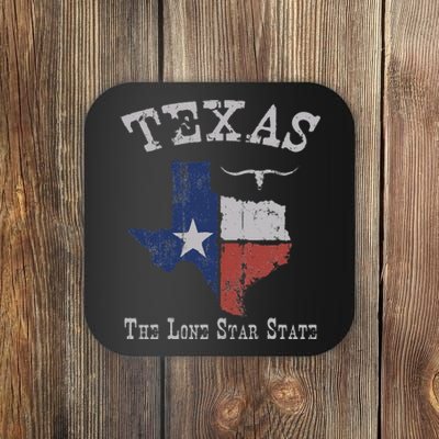 Texas Longhorn The Lone Star State DonT Mess With Coaster