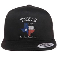 Texas Longhorn The Lone Star State DonT Mess With Flat Bill Trucker Hat