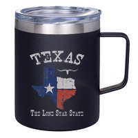Texas Longhorn The Lone Star State DonT Mess With 12oz Stainless Steel Coffee Mug