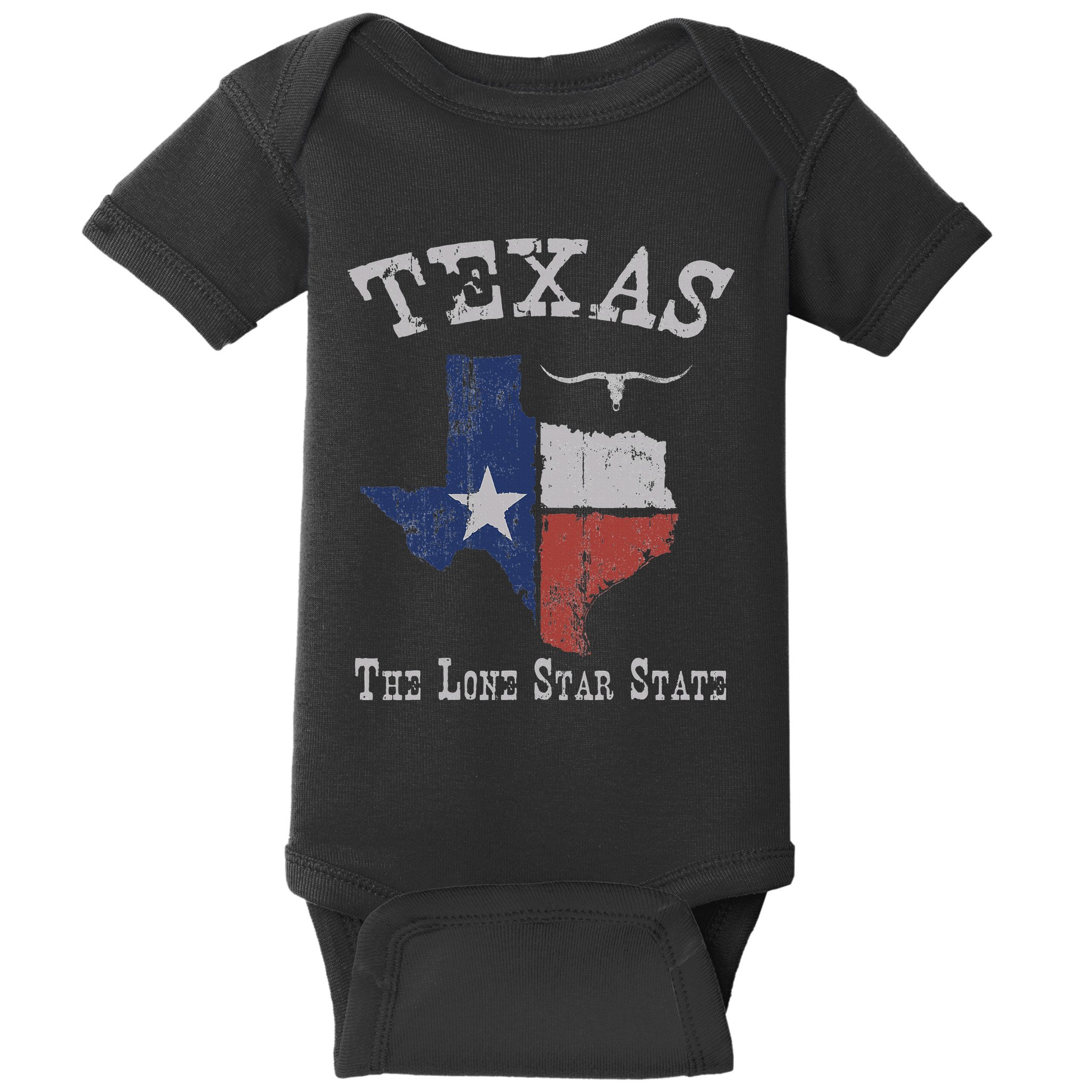 Texas Longhorn The Lone Star State DonT Mess With Baby Bodysuit