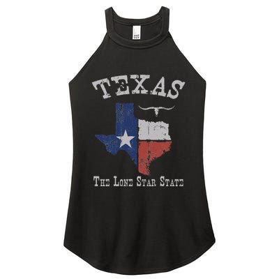 Texas Longhorn The Lone Star State DonT Mess With Women's Perfect Tri Rocker Tank