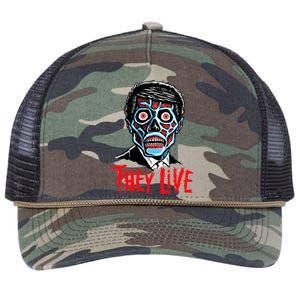 They Live!!! Retro Rope Trucker Hat Cap