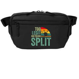 Too Ligit To Split Funny Bowlers & Bowling Player Crossbody Pack