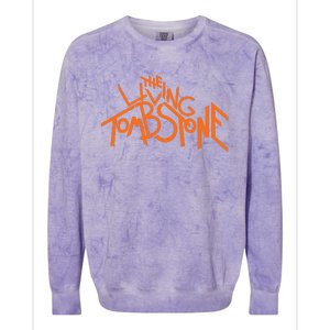 The Living Tombstone – Orange Colorblast Crewneck Sweatshirt