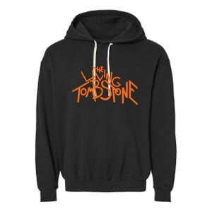 The Living Tombstone – Orange Garment-Dyed Fleece Hoodie