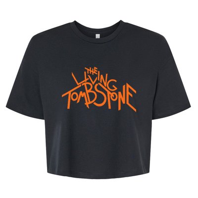 The Living Tombstone – Orange Bella+Canvas Jersey Crop Tee