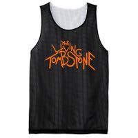 The Living Tombstone – Orange Mesh Reversible Basketball Jersey Tank