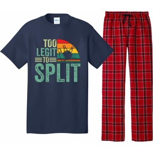 Too Ligit To Split, Funny Bowlers & Bowling Player Pajama Set