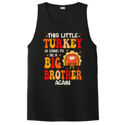 This Lil Turkey Going To Be A Big Brother Again Thanksgiving PosiCharge Competitor Tank