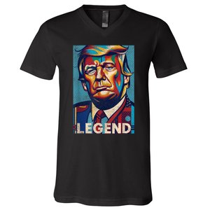 Trump Legend Tshirt V-Neck T-Shirt