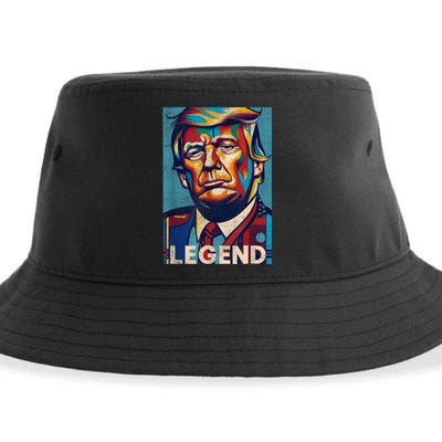 Trump Legend Tshirt Sustainable Bucket Hat