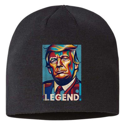 Trump Legend Tshirt Sustainable Beanie