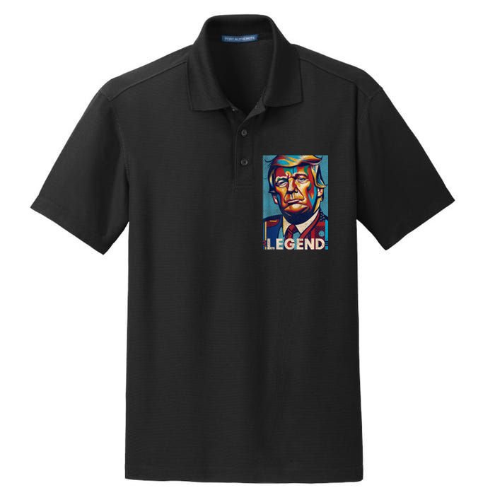 Trump Legend Tshirt Dry Zone Grid Polo