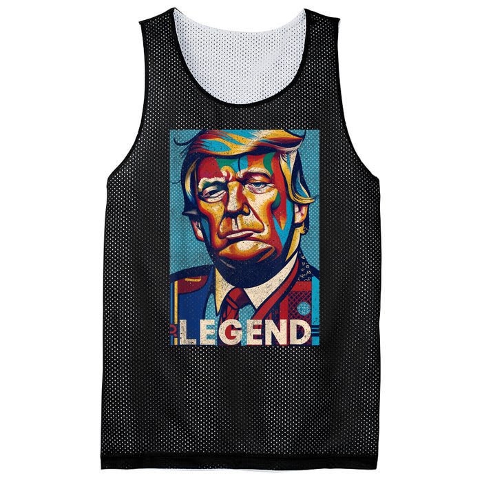 Trump Legend Tshirt Mesh Reversible Basketball Jersey Tank