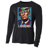 Trump Legend Tshirt Cooling Performance Long Sleeve Crew