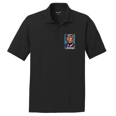 Trump Legend Tshirt PosiCharge RacerMesh Polo