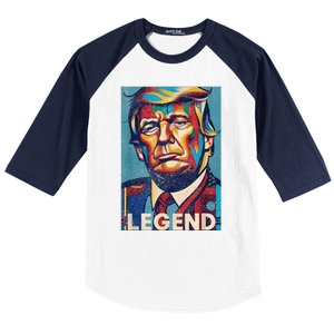 Trump Legend Tshirt Baseball Sleeve Shirt