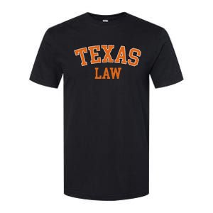 Texas Law Texas Bar Graduate Lawyer College Softstyle CVC T-Shirt