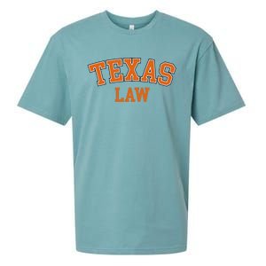 Texas Law Texas Bar Graduate Lawyer College Sueded Cloud Jersey T-Shirt