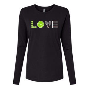 Tennis Love Tennis Fan Tennis Player Gift Tennis Lover Womens Cotton Relaxed Long Sleeve T-Shirt