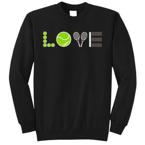 Tennis Love Tennis Fan Tennis Player Gift Tennis Lover Sweatshirt