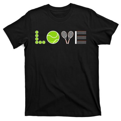 Tennis Love Tennis Fan Tennis Player Gift Tennis Lover T-Shirt