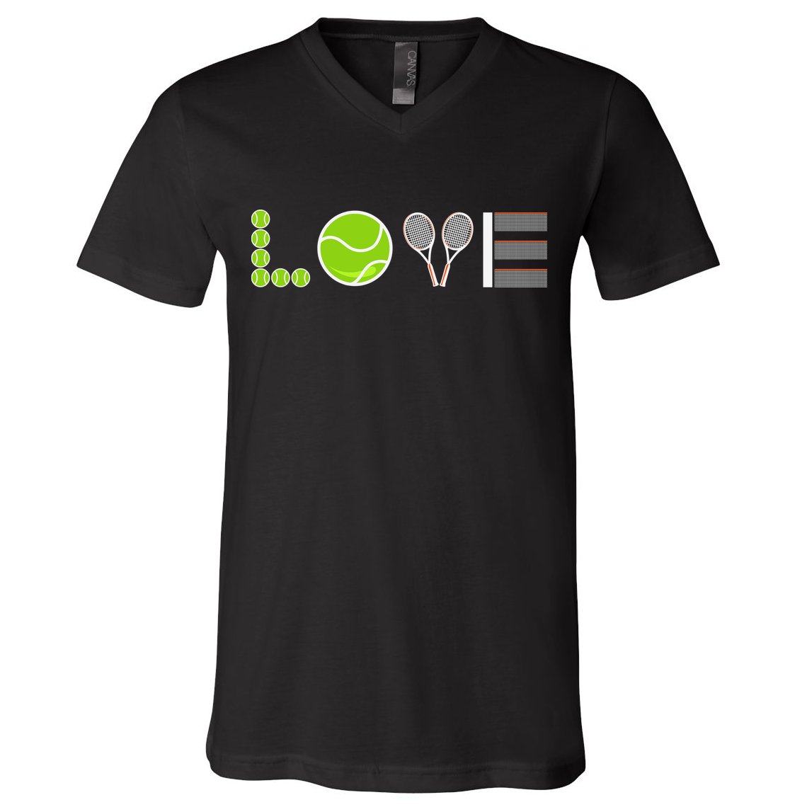Tennis Love Tennis Fan Tennis Player Gift Tennis Lover V-Neck T-Shirt