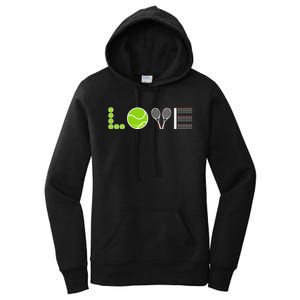 Tennis Love Tennis Fan Tennis Player Gift Tennis Lover Women's Pullover Hoodie