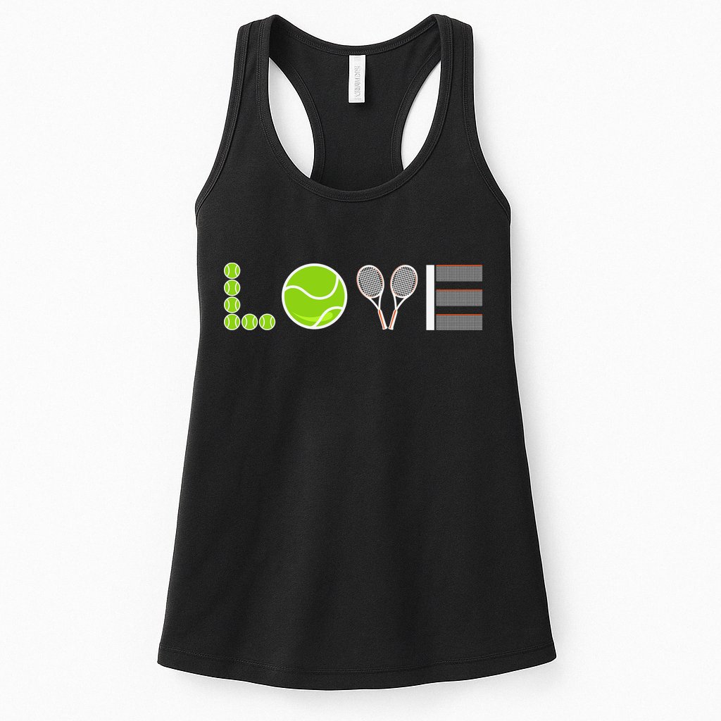 Tennis Love Tennis Fan Tennis Player Gift Tennis Lover Womens Tank Top