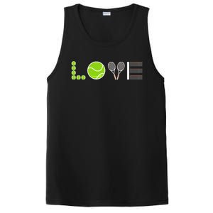 Tennis Love Tennis Fan Tennis Player Gift Tennis Lover PosiCharge Competitor Tank