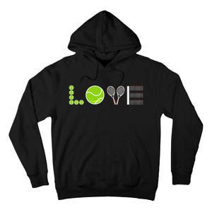 Tennis Love Tennis Fan Tennis Player Gift Tennis Lover Tall Hoodie