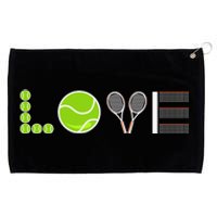 Tennis Love Tennis Fan Tennis Player Gift Tennis Lover Grommeted Golf Towel