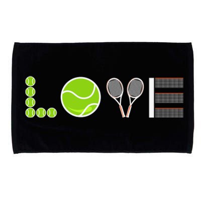 Tennis Love Tennis Fan Tennis Player Gift Tennis Lover Microfiber Hand Towel