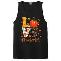 Thanksgiving Love Teacher Life Happy Fall Yall Autumn PosiCharge Competitor Tank